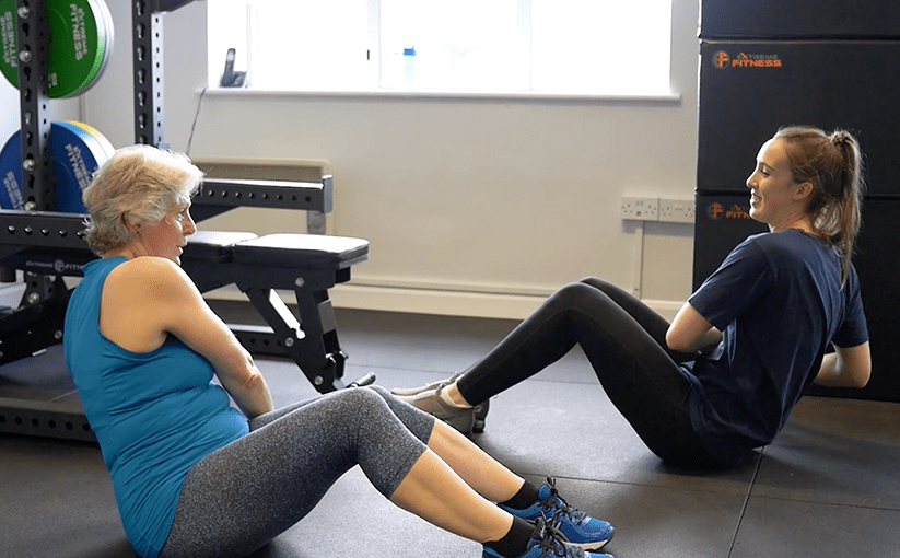 how often should I go to the gym - Sarah with Patient In PhysioGym Huddesrfield
