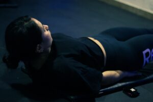 Athlete training for crossfit.
