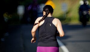 Runner with lower back pain.